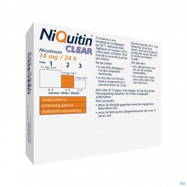 NIQUITIN CLEAR 14 MG PATCH - online bestellen