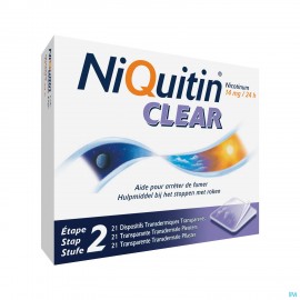Niquitin clear 21 patch 14 mg
