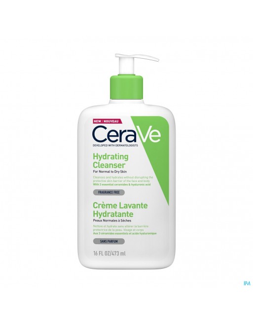 Cerave Cr Reiniging Hydraterend 473ml