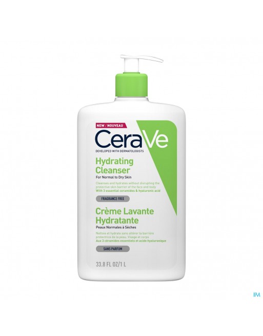 Cerave Hydraterende Reinigingscreme Pompfl 1l