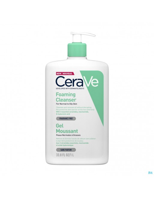 Cerave Nettoyant Moussant Pompe Fl 1l