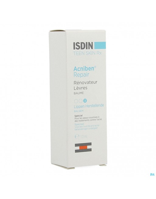 Isdin Acniben Teen Skin Repair Lippen Balsem 10ml