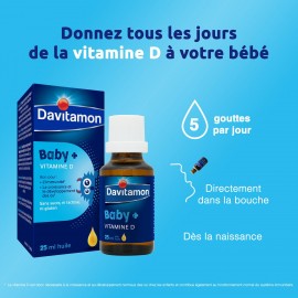 Davitamon Baby Vitamine D Huile 25ml