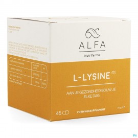 Alfa l-lysine 1000mg Tabl 45