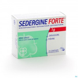 Sedergine Forte 1g Bruistabletten 20