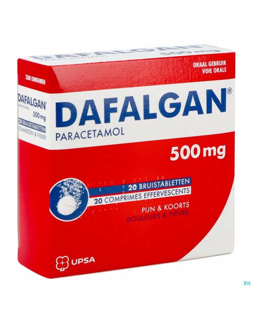 Dafalgan Eff 500mg Comp 20