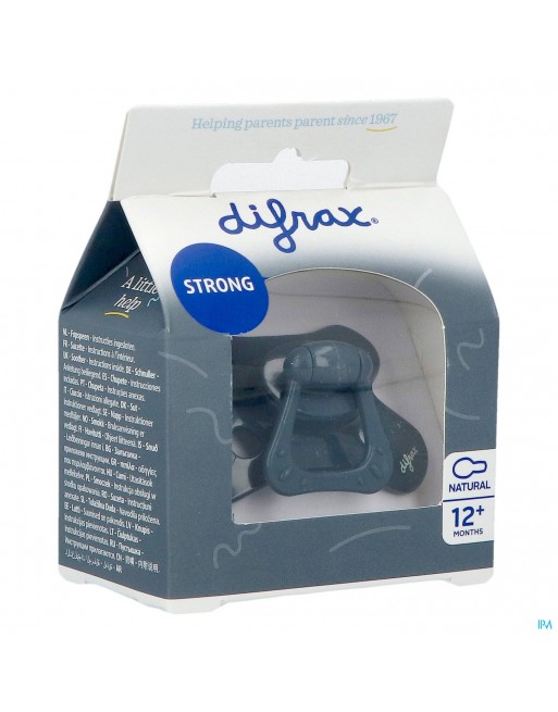 Difrax Fopspeen Natural +12m Uni Blackberry