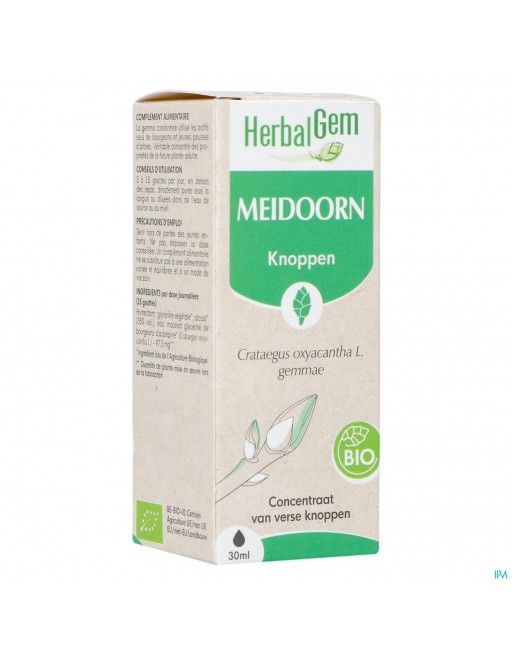 Herbalgem Meidoorn Bio 30ml