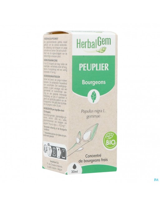 Herbalgem Populier Bio 30ml
