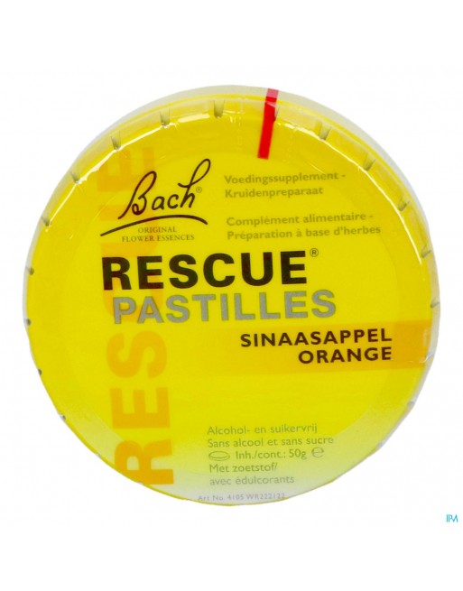 Bach Rescue Pastilles Sinaas Suikervrij 50g
