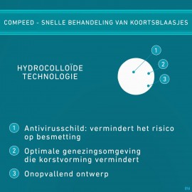 Compeed Patch Bouton Fievre 15 Avec Applicateur