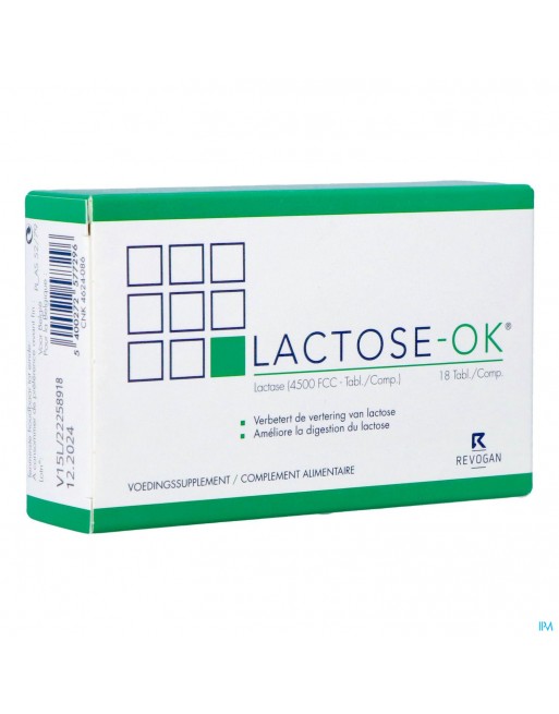 Lactose-ok Tabl 18 Revogan Nf