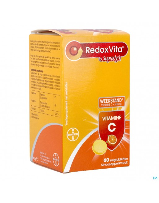 Redoxvita 500mg Sinaas Zuigtabl 60