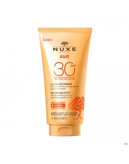 Nuxe Melting Sun Lotion Ip30 Face&body Tube 150ml