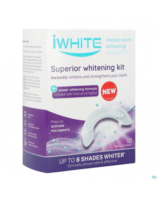 Iwhite Superior Whitening Kit Embouts Buccaux 10
