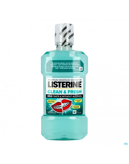 Listerine Clean & Fresh 500ml Nf