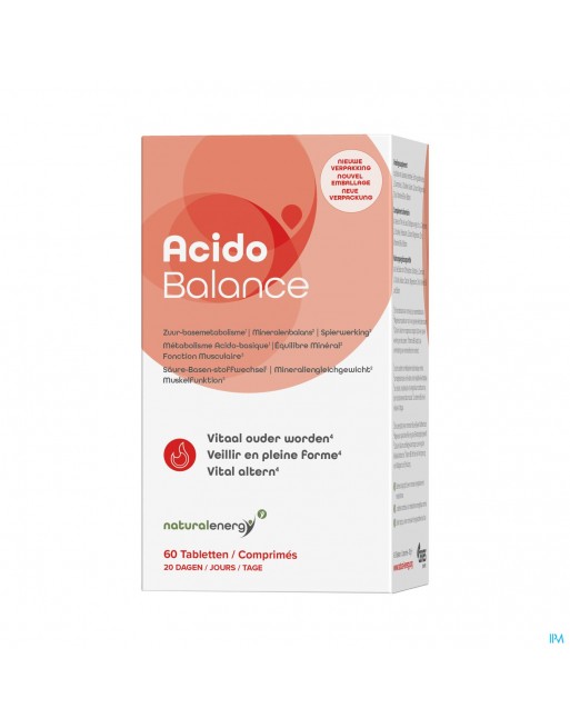 Acido Balance Natural Energy Comp 60