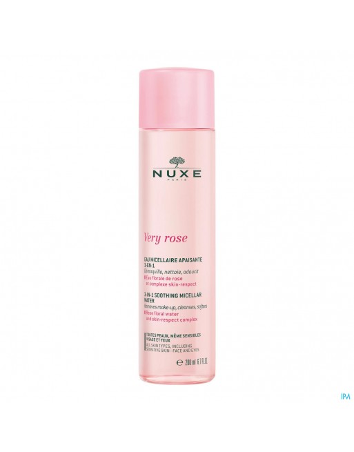 Nuxe Very Rose Eau Micellair Apais. 3en1 Pn 200ml