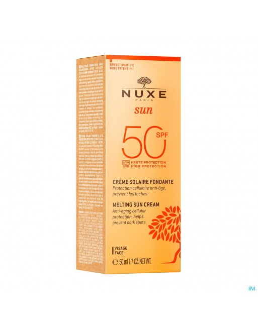 Nuxe Sun Cr Fondant Haute Prot. Visage Ip50 50ml