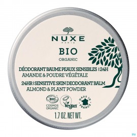 Nuxe Bio Deo.baume Peaux Sensibles 24h Amande 50g