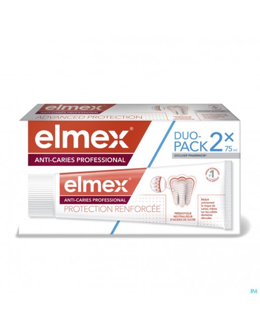 Elmex Tandpasta A/caries Professional 2x75ml Nf