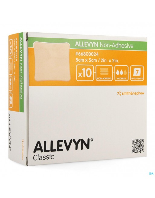 Allevyn Non Adh Verb Hydrocel. 5x 5cm 10 66800024