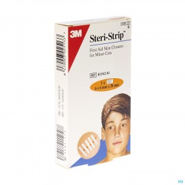 Steri-strip 3m Ster 6,0mmx 38mm Doos 1x 6 1542p-1