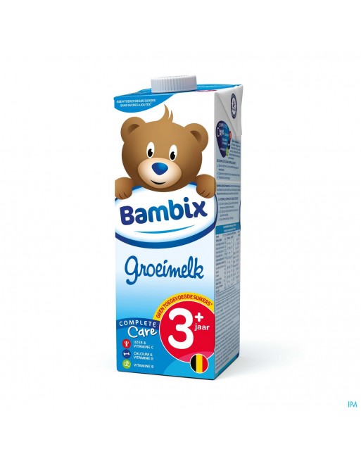 Bambix Groeimelk Natuur 3+ 1l