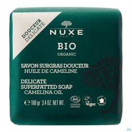 Nuxe Bio Overvette Zeep Mild Camelineolie 100g