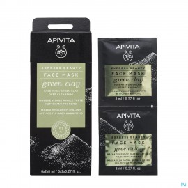 Apivita Express Beauty Masque Argile Verte