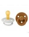 Bibs 2 Fopspeen Duo Haze/caramel 2