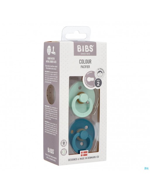 Bibs 2 Fopspeen Duo Mint/forest Lake 2