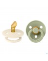 Bibs 1 Tetine Anatomic Duo Ivory/sage