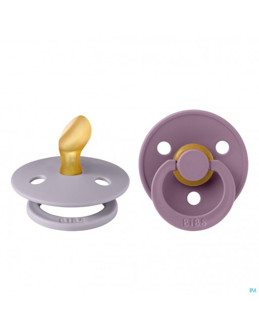Bibs 1 Fopspeen Anatomic Duo Fossil/mauve