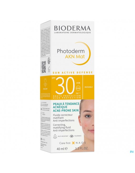 Bioderma Photoderm Akn Mat Spf30 Fluide Nf 40ml