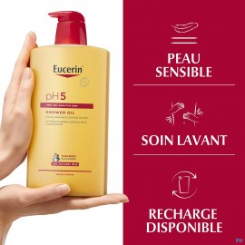 Eucerin Ph5 Peau Sensible Huile De Douche 1000ml