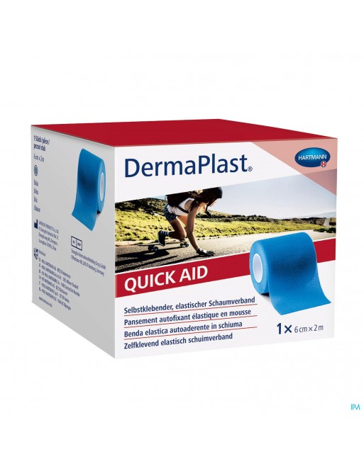 Dp Quickaid 6cm X 2m,bleu 1 P/s