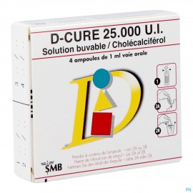 D-cure amp oral 4x 25000ui/1ml