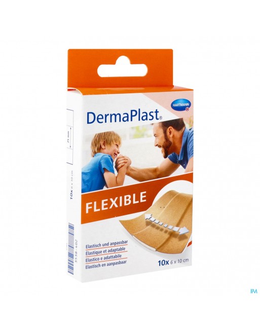 Dermaplast Flexible 6x10cm 10