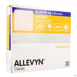 Allevyn Ag Adhesive Ster 12,5x12,5cm 10 66800076