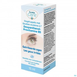 Eureka Care Collyr.yeux Irri.dexpanth.prov.b5 15ml