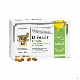 D-pearls Green 1520 V-caps 80