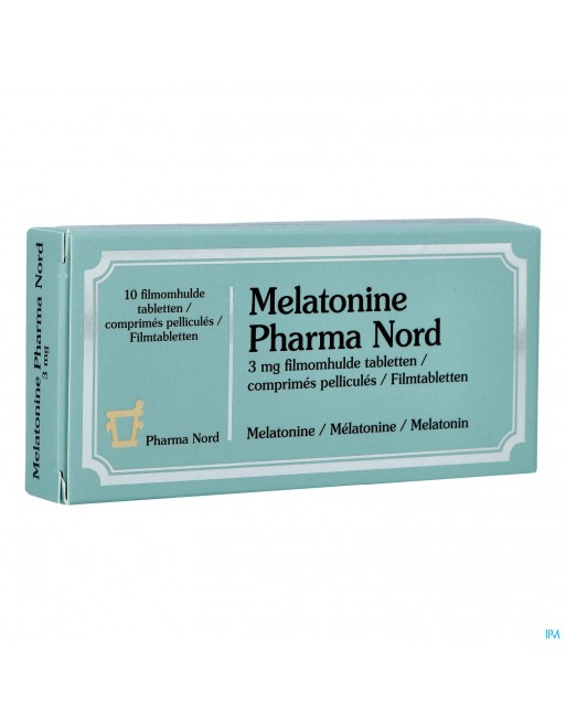 Melatonine Pharma Nord 3mg Filmomh Tabl 10