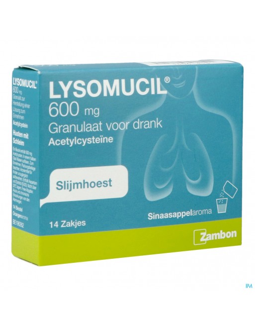 Lysomucil 600 Gran 14 Zakjes 600mg
