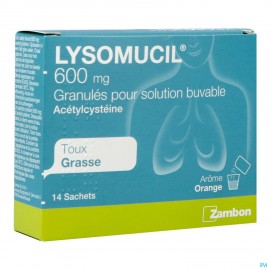 Lysomucil 600 Granulés 14 Sachets