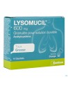 Lysomucil 600 Granulés 14 Sachets