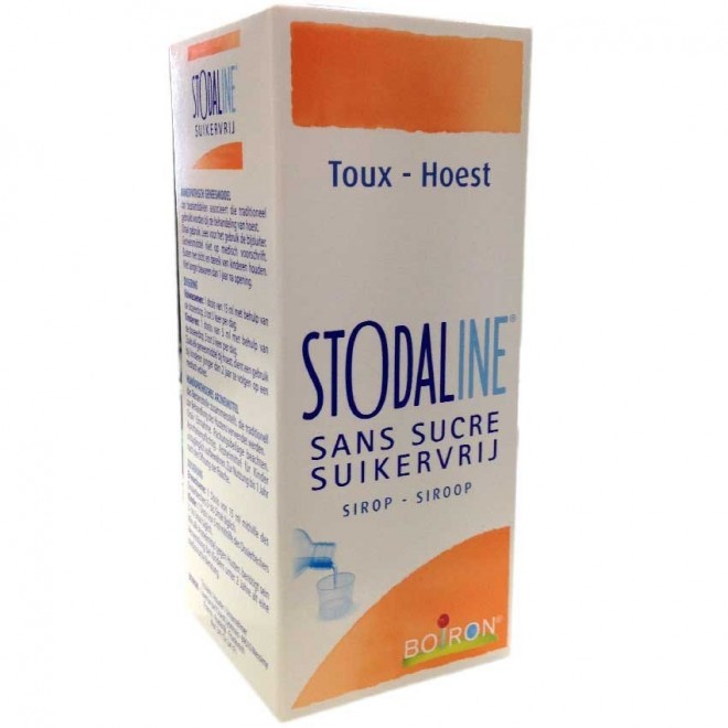 Boiron stodaline sirop zonder zuiker 200 ml