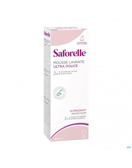 Saforelle Mousse Lavante Ultradouce 250ml