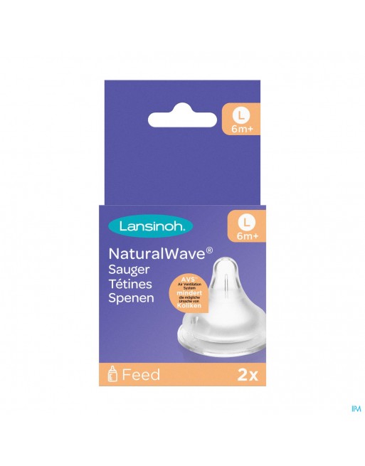 Lansinoh Natural Wave Tetine Fast 2