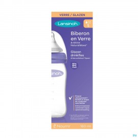 Lansinoh Biberon Verre + Tetine 160ml 4
